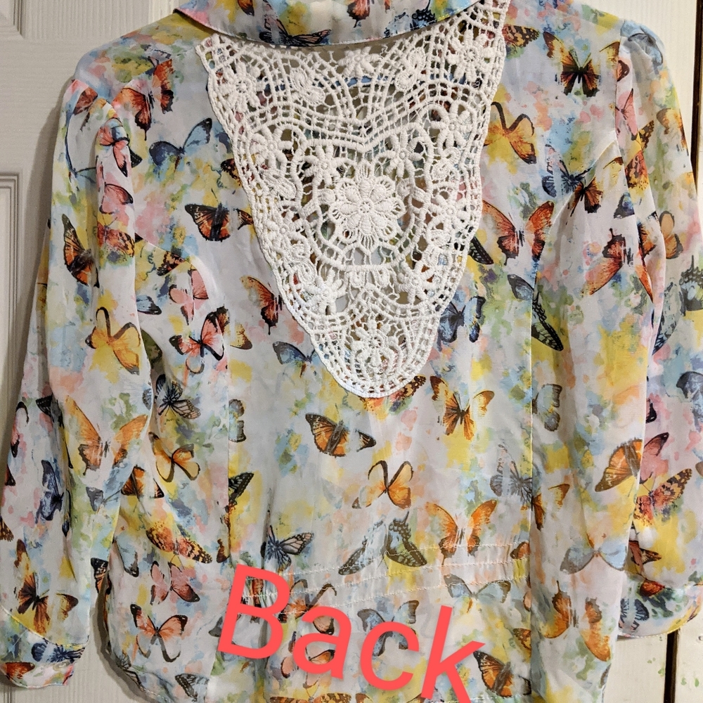 No Boundaries Sheer Blouse